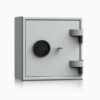 Tresor Ansicht geschlossen, Doppelbart-Sicherheitsschloss, RAL 7035 lichtgrau