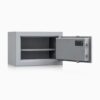 Tresor Ansicht geöffnet, RAL 9006 Weißaluminium