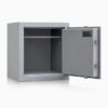 Tresor Ansicht geöffnet, RAL 9006 Weißaluminium
