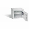Tresor Ansicht geöffnet, RAL 7035 lichtgrau