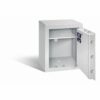 Tresor Ansicht geöffnet, RAL 7035 lichtgrau