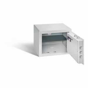 Tresor Ansicht geöffnet, RAL 7035 lichtgrau